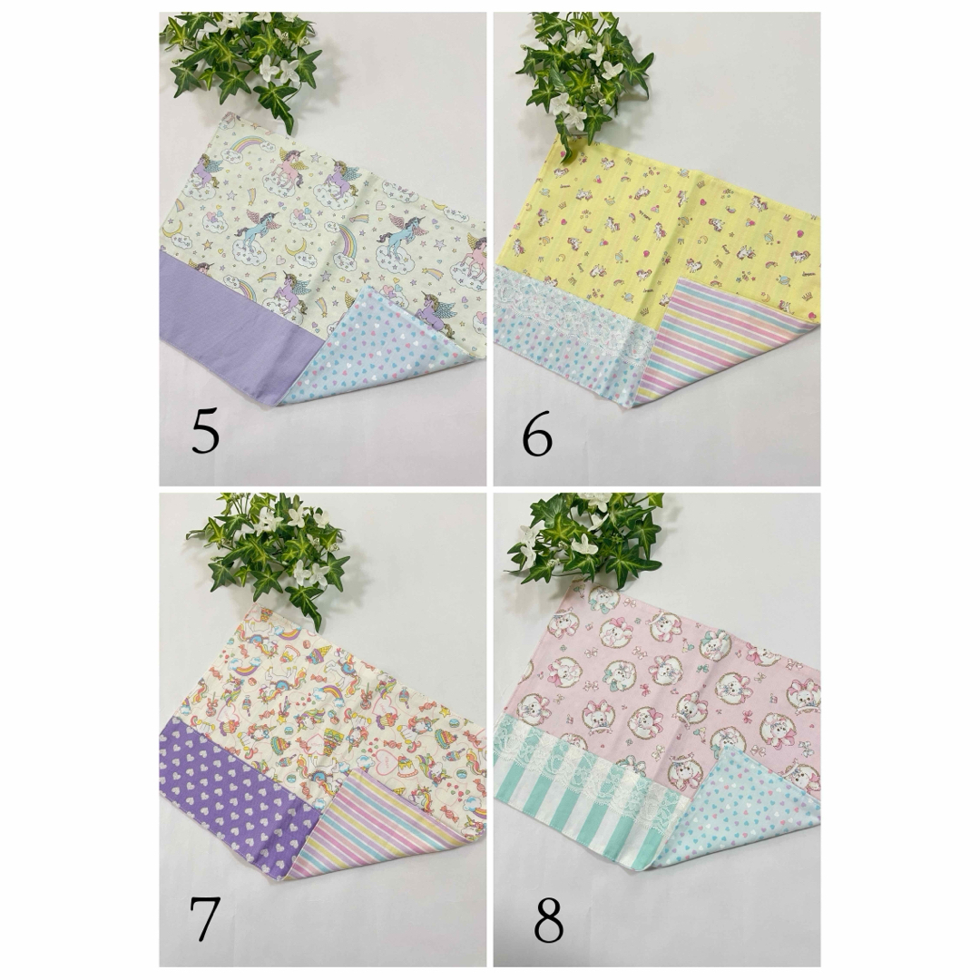 ランチョンマット　25×30 ハンドメイド　組み合わせ自由　3枚 ハンドメイドのキッズ/ベビー(外出用品)の商品写真