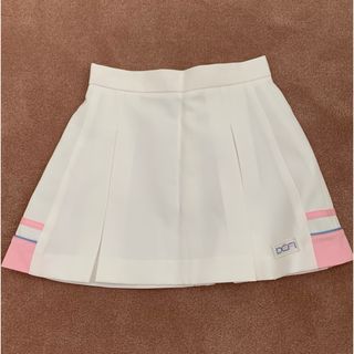 DÉFI ホワイト プリーツスカート Mサイズ