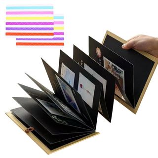 Copeflap アルバム 手作り A4 台紙 スクラップアルバム 蛇腹 アコー