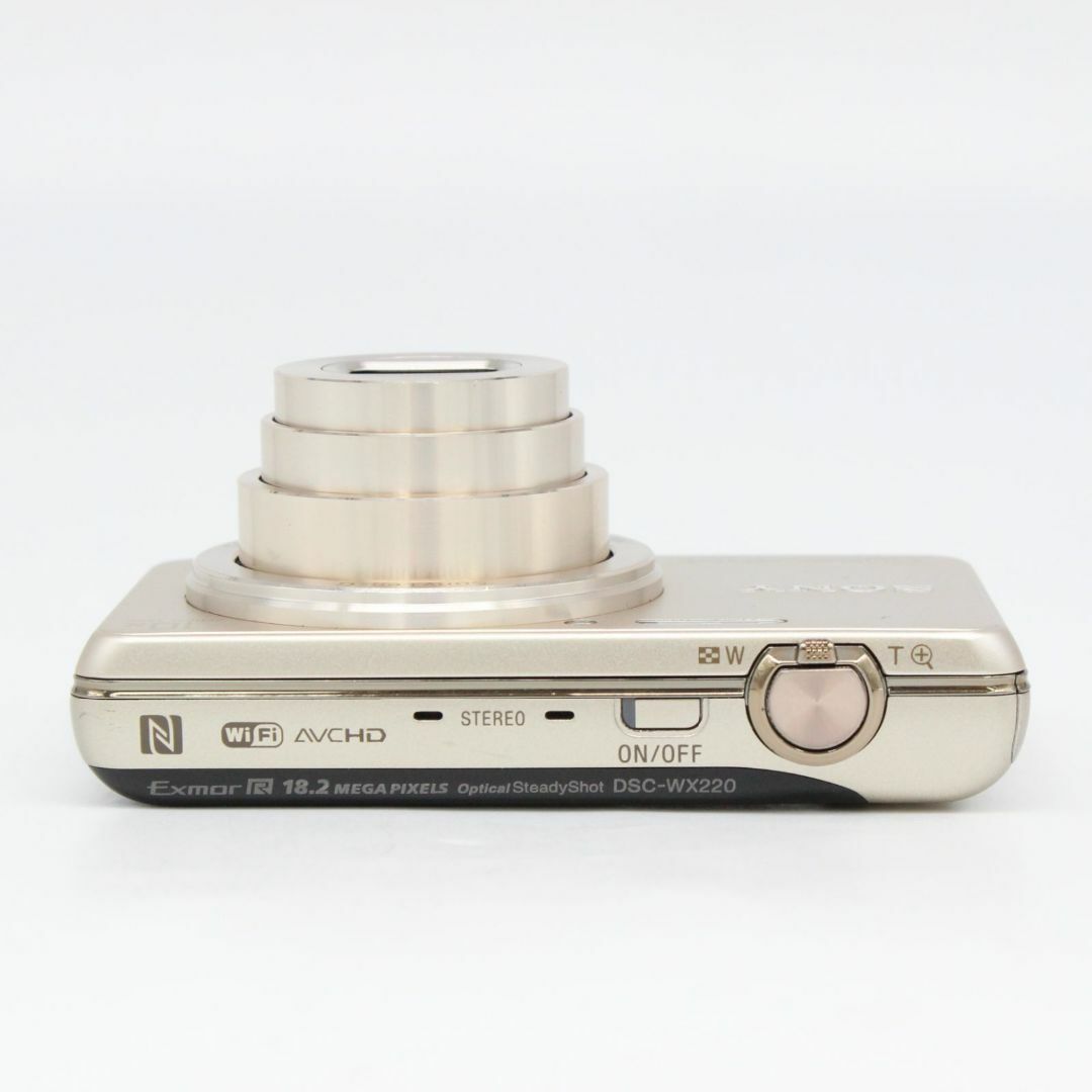 SONY(ソニー)のSONY Cyber-shot WX220 ボディ ゴールド スマホ/家電/カメラのカメラ(コンパクトデジタルカメラ)の商品写真