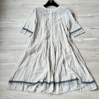 pual ce cin - 【極美品】ピュアルセシン　チュニック ワンピース　コットンブラウス　ピンタック