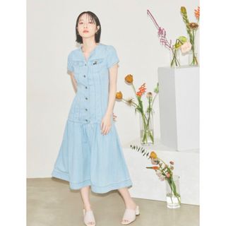 セルフォード(CELFORD)のCELFORD Lee コラボ　デニム　ワンピース(ロングワンピース/マキシワンピース)