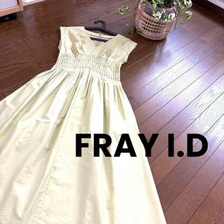 FRAY I.D - FRAY I.D ノースリーブワンピース イエロー サイズ1