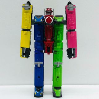 【物流センター】 中古 BANDAI | バンダイ フィギュア 烈車戦隊トッキュウジャー 烈車合体シリーズ1-5烈車合体DXトッキュウオー 2014年製 【705】(その他)