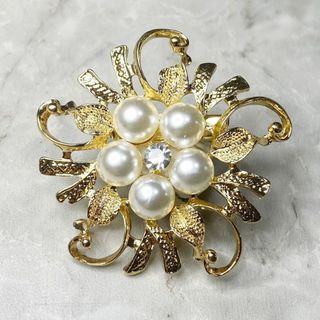 ブローチ　きらきらラインストーン　コサージュ 結婚式 入学卒園入園 卒業式61