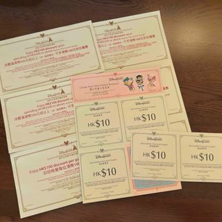 Disney - 香港ディズニー 宿泊者限定クーポン12枚セット