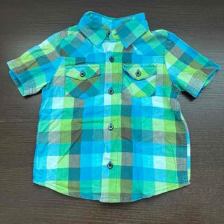 baby GAP チェック柄 半袖シャツ 90