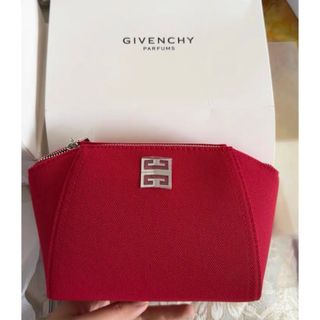 ジバンシィ(GIVENCHY)のGIVENCHY ノベルティ　レッド ポーチ　新品未使用(ポーチ)