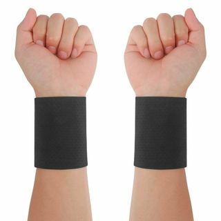CINECE リストバンド 薄手 冷感 汗拭き 汗吸収 8CM/12CM 夏用 