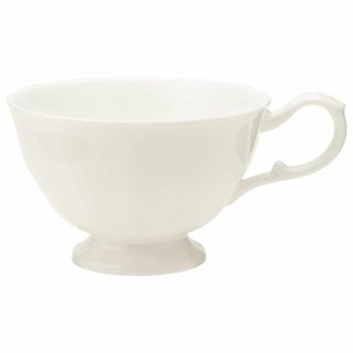 【在庫処分】NARUMI(ナルミ) カップ ソーサー ノーブルホワイト ホワイト(テーブル用品)