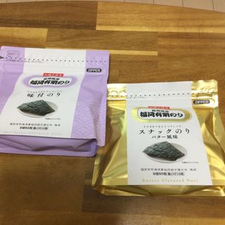福岡有明のり　味付のり　スナックのり　バター風味　8切80枚(乾物)