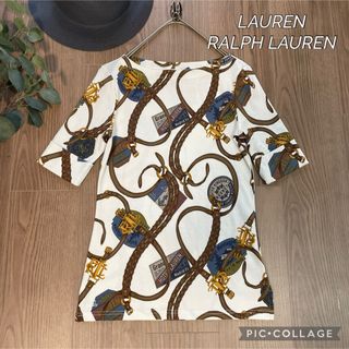 Ralph Lauren - LAUREN RALPH LAUREN ラルフローレン　デザインカットソー 総柄