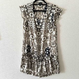 ジャストカヴァリ(Just Cavalli)の【超美品】Just Cavalli スネークプリント ワンピース(ミニワンピース)