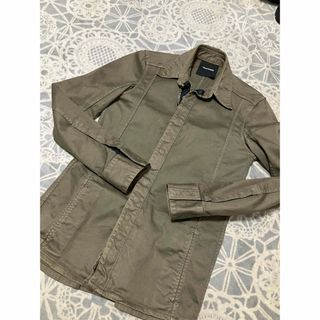 リップヴァンウィンクル(ripvanwinkle)のripvanwinkle カーキ　シャツジャケット　サイズ4(シャツ)