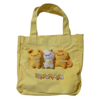 ポムポムプリン - ポムポムプリン【Sanrio】マスコット付トートバッグ