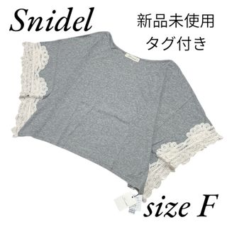 SNIDEL - スナイデル　snidel トップスプルオーバー　ドルマンスリーブ　フリーサイズF