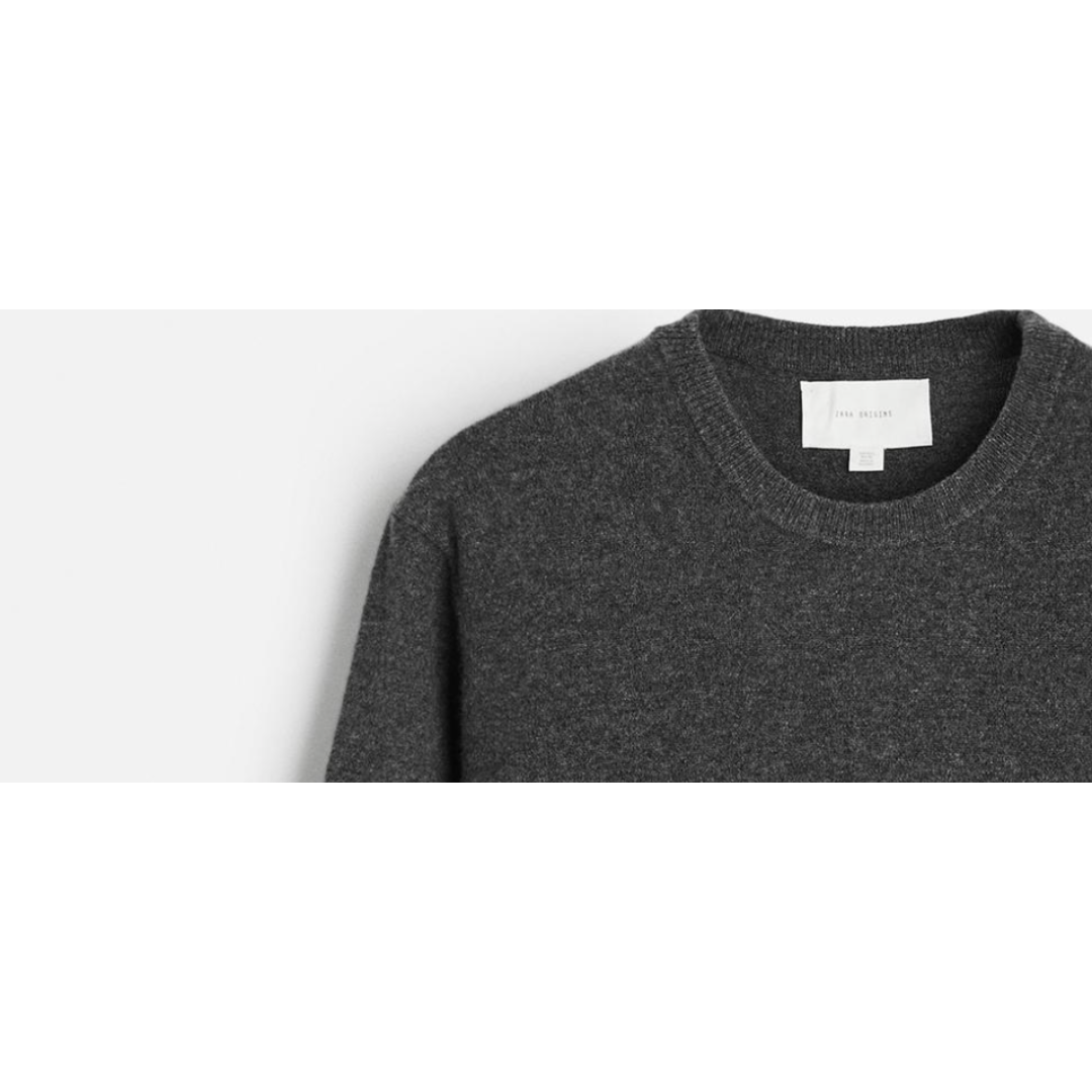 新品】【完売品】ZARA Origins カシミヤ100%セーター Lサイズの