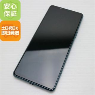 ソニー(SONY)の新品同様 Xperia 5 III SOG05 グリーン M555(スマートフォン本体)