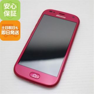 フジツウ(富士通)の超美品 F-01L らくらくスマートフォン me ピンク  M555(スマートフォン本体)