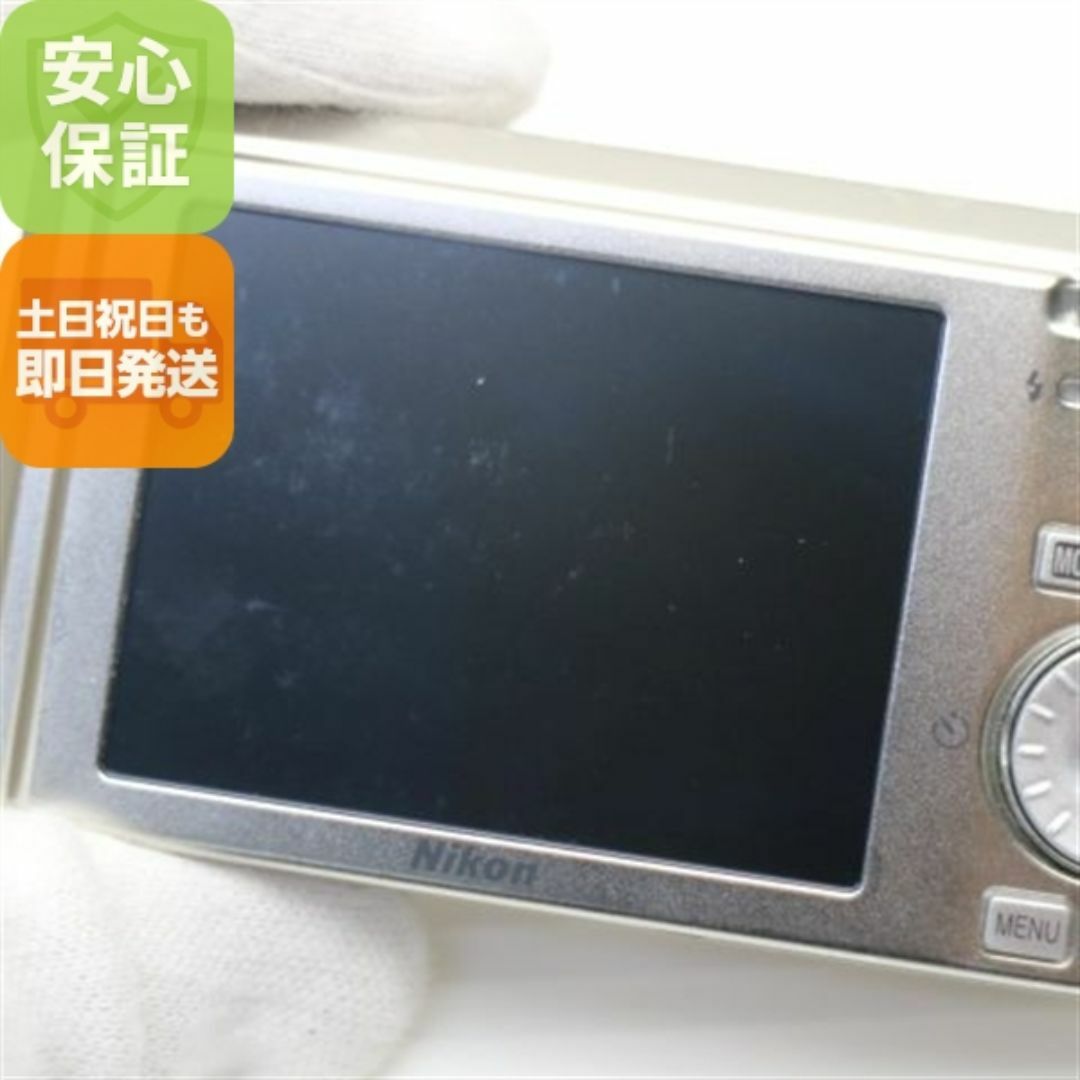 Nikon(ニコン)のCOOLPIX S510 シルバー  M555 スマホ/家電/カメラのカメラ(コンパクトデジタルカメラ)の商品写真