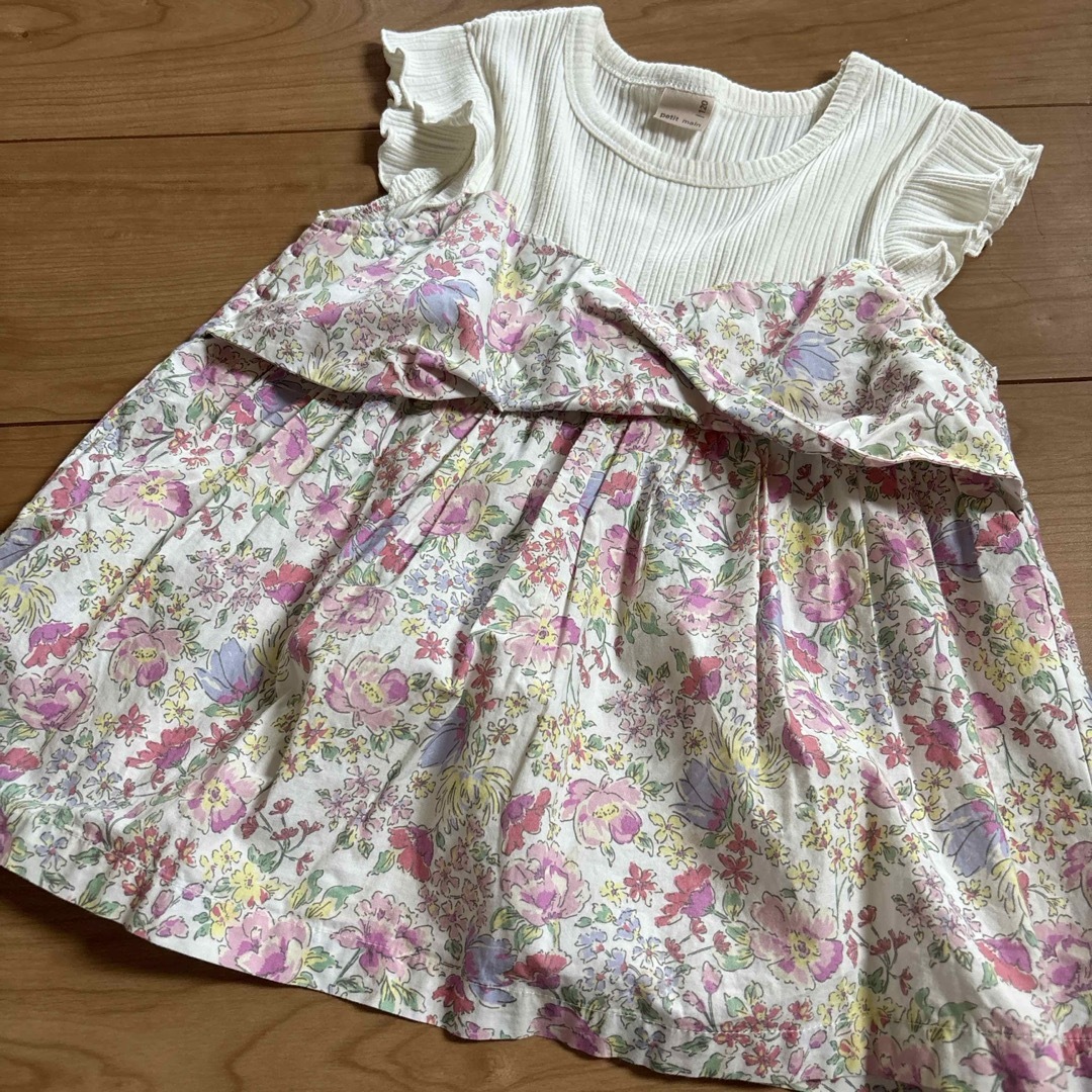 petit main(プティマイン)のプティマイン　Tシャツ　120 キッズ/ベビー/マタニティのキッズ服女の子用(90cm~)(Tシャツ/カットソー)の商品写真