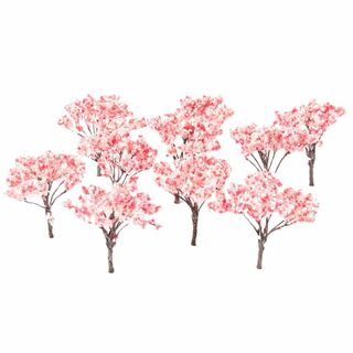 【在庫処分】20個入り 桜 樹木 ジオラマ 桜の木 鉄道模型 ピンクの花 木 模