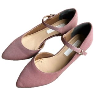 Nuovo - NUOVO ヌオーヴォ オープンパンプス ピンク ラメヒール 24.0cm