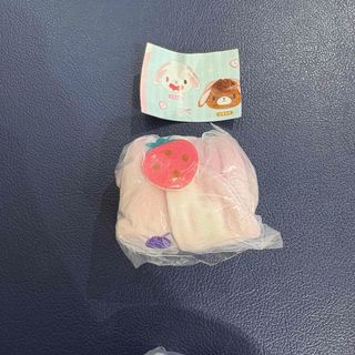 シュガーバニーズ　ふわふわ巾着　ストロベリーうさ
