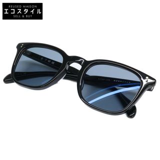金子眼鏡 【美品】KS-011 BK SUNGLASSES 度入りレンズ ウェリントン 55□25-155(サングラス/メガネ)