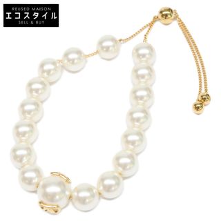 ヴァレンティノガラヴァーニ(valentino garavani)のヴァレンティノガラヴァーニ 【美品】5W2J0W83 DHC 0O3 Vロゴ シグネチャー メタル/レジンパール スライダー(ブレスレット/バングル)
