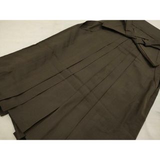 平和屋着物■男性　行灯袴　縞　正絹　逸品　CAAT7733oy