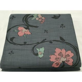 平和屋着物◎西陣　六通柄袋帯　葡萄蔦の葉文　正絹　逸品　未使用　CAAS5536ou(帯)