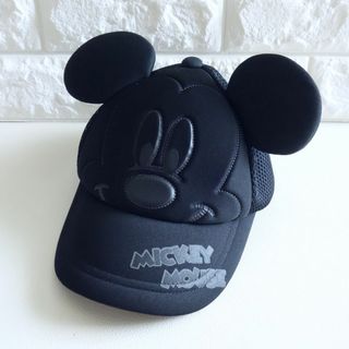 ディズニー(Disney)の極美品 ディズニーリゾート ミッキー メッシュ キャップ キッズ 54cm(帽子)