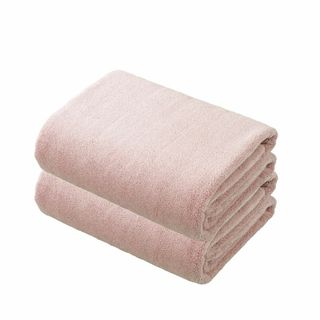 【色:KOSピンク_スタイル:バスタオル_パターン名:2枚組】carari(カラ(タオル/バス用品)