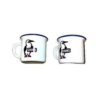 チャムス(CHUMS)のCHUMS 琺瑯 マグカップ 2個 未使用(グラス/カップ)