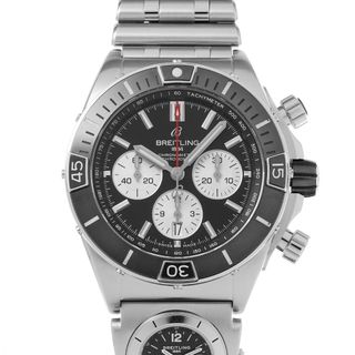 ブライトリング(BREITLING)の中古 ブライトリング BREITLING AB0136251B1A2 ブラック /シルバー メンズ 腕時計(腕時計(アナログ))