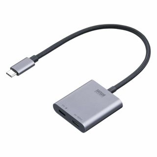 新品 サンワダイレクト USB-C 拡張アダプタ Xreal対応 PD 100W(PC周辺機器)