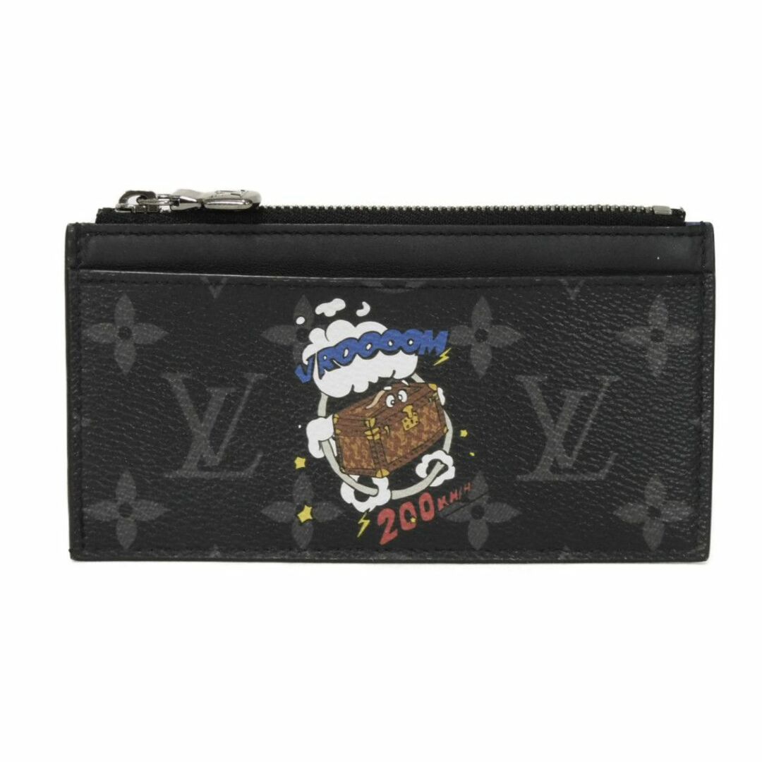 LOUIS VUITTON(ルイヴィトン)のLOUIS VUITTON ルイ・ヴィトン コイン カード ホルダー LVロゴ フラワー トランク コミック マルチカラー ブラック RFID ICチップ カードケース パスケース ミニウォレット モノグラム エクリプス ノワール コインケース M80932 メンズのファッション小物(コインケース/小銭入れ)の商品写真