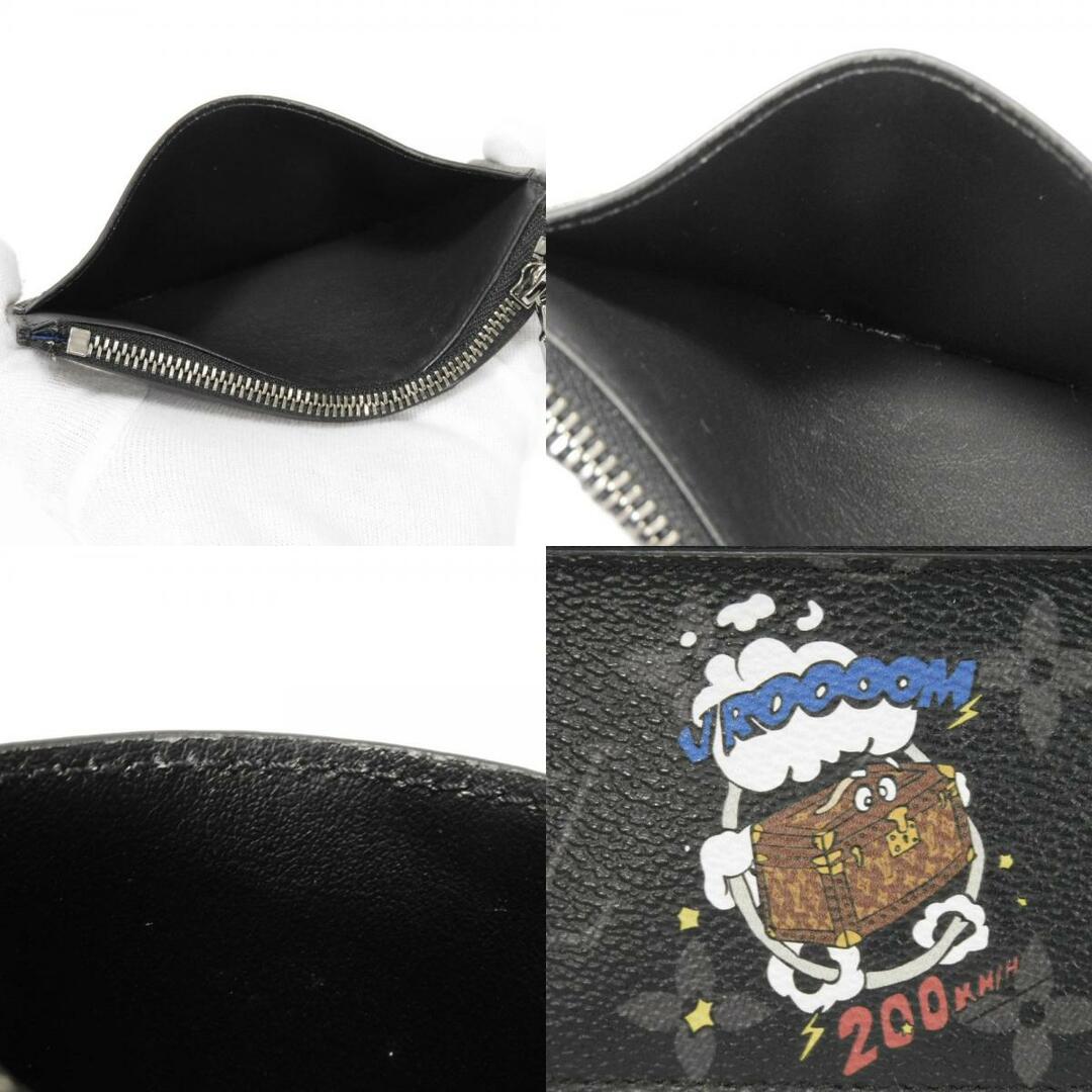 LOUIS VUITTON(ルイヴィトン)のLOUIS VUITTON ルイ・ヴィトン コイン カード ホルダー LVロゴ フラワー トランク コミック マルチカラー ブラック RFID ICチップ カードケース パスケース ミニウォレット モノグラム エクリプス ノワール コインケース M80932 メンズのファッション小物(コインケース/小銭入れ)の商品写真