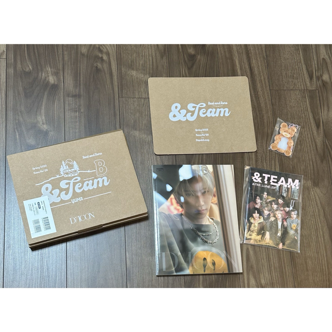 【匿名配送】 &TEAM D’ICON A,B-TYPE YUMA 2冊セット &TEAM - 【匿名配送】 &TEAM D'ICON A,B-TYPE YUMA 2冊セットの
