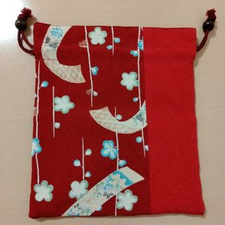 【新品】着物生地 巾着袋 💞(ポーチ)