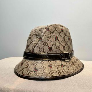 グッチ(GUCCI)のレア Gucci GGパターンハートシェリーラインバケットハット(ハット)