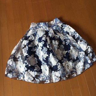 フィフス(fifth)の花柄シフォンスカート♡(ひざ丈スカート)