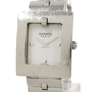 エルメス(HERMES)のHERMES ベルトウォッチ レディース 腕時計 SS クオーツ ホワイト文字盤(ベルト)
