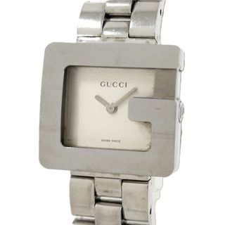 グッチ(GUCCI)のGUCCI レディース 腕時計 Gスクエア SS クオーツ シルバー文字盤(腕時計)