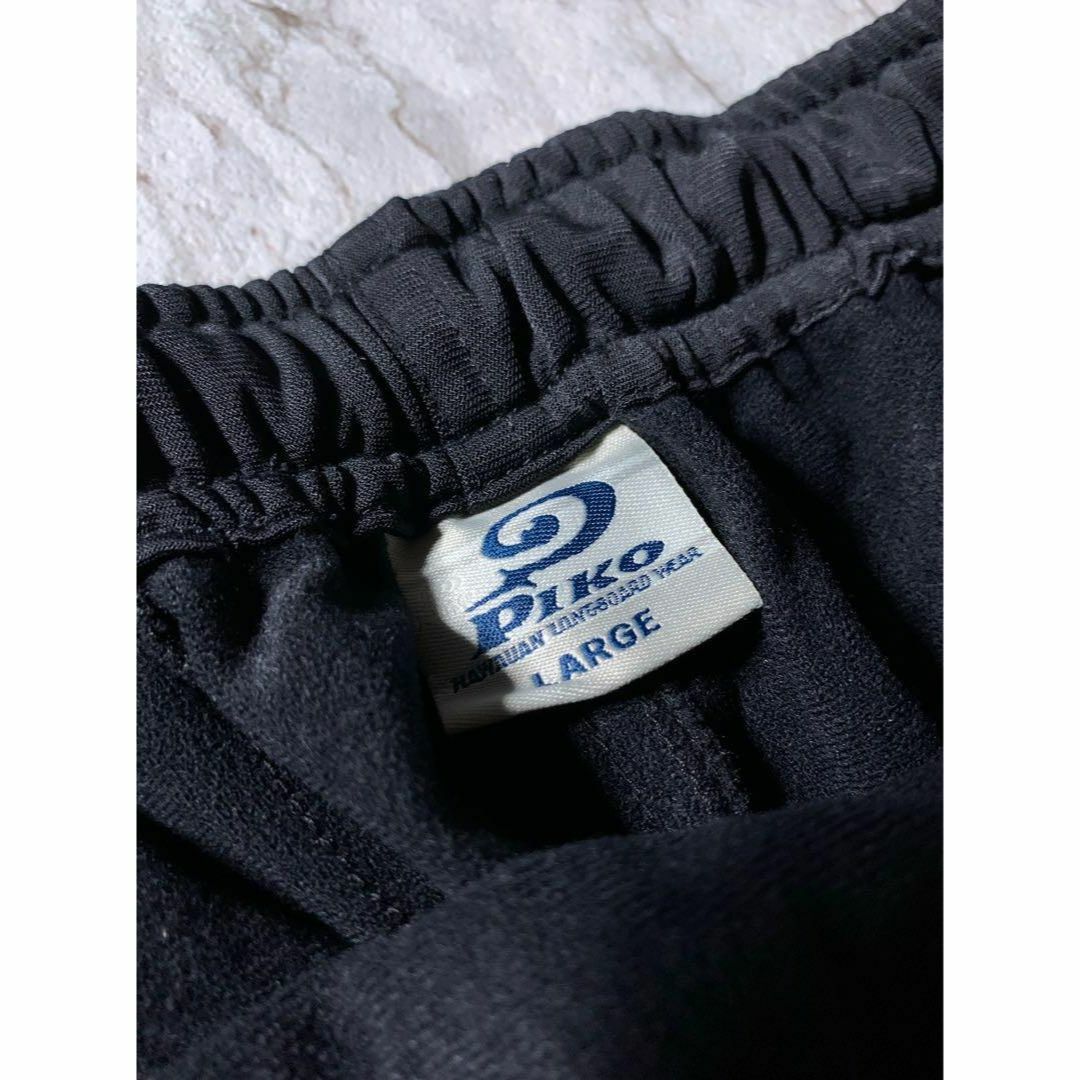 PIKO(ピコ)の00s PIKO バギー ワイド トラックパンツ 黒 ドローコード Y2K 平成 メンズのパンツ(その他)の商品写真