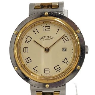 エルメス(HERMES)のHERMES クリッパー ボーイズ 腕時計 クオーツ SS GP(腕時計)