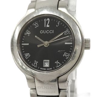 グッチ(GUCCI)のGUCCI レディース 腕時計 クォーツ SS ブラック文字盤 8900L(腕時計)