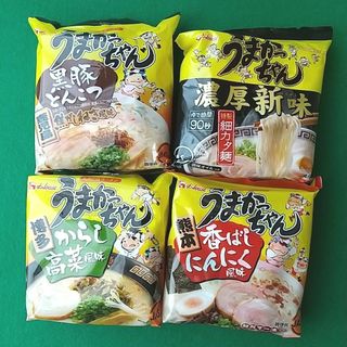 ハウスショクヒン(ハウス食品)のうまかっちゃん   インスタントラーメン  とんこつラーメン  ラーメン(麺類)