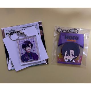 カラフルピーチ　もふくん　トレーディンググラスマーカー　ラバーマスコットセット(キャラクターグッズ)